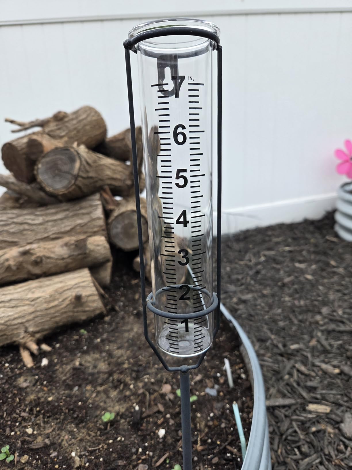 Wireless Rain Gauge and Weather Station, Digital Rain Gauge Outdoor Home Weather Stations with Thermometer, Hygrometer, Atomic Clock, Forecast and Barometer, Weather Station with Rain Gauges customer photo 1