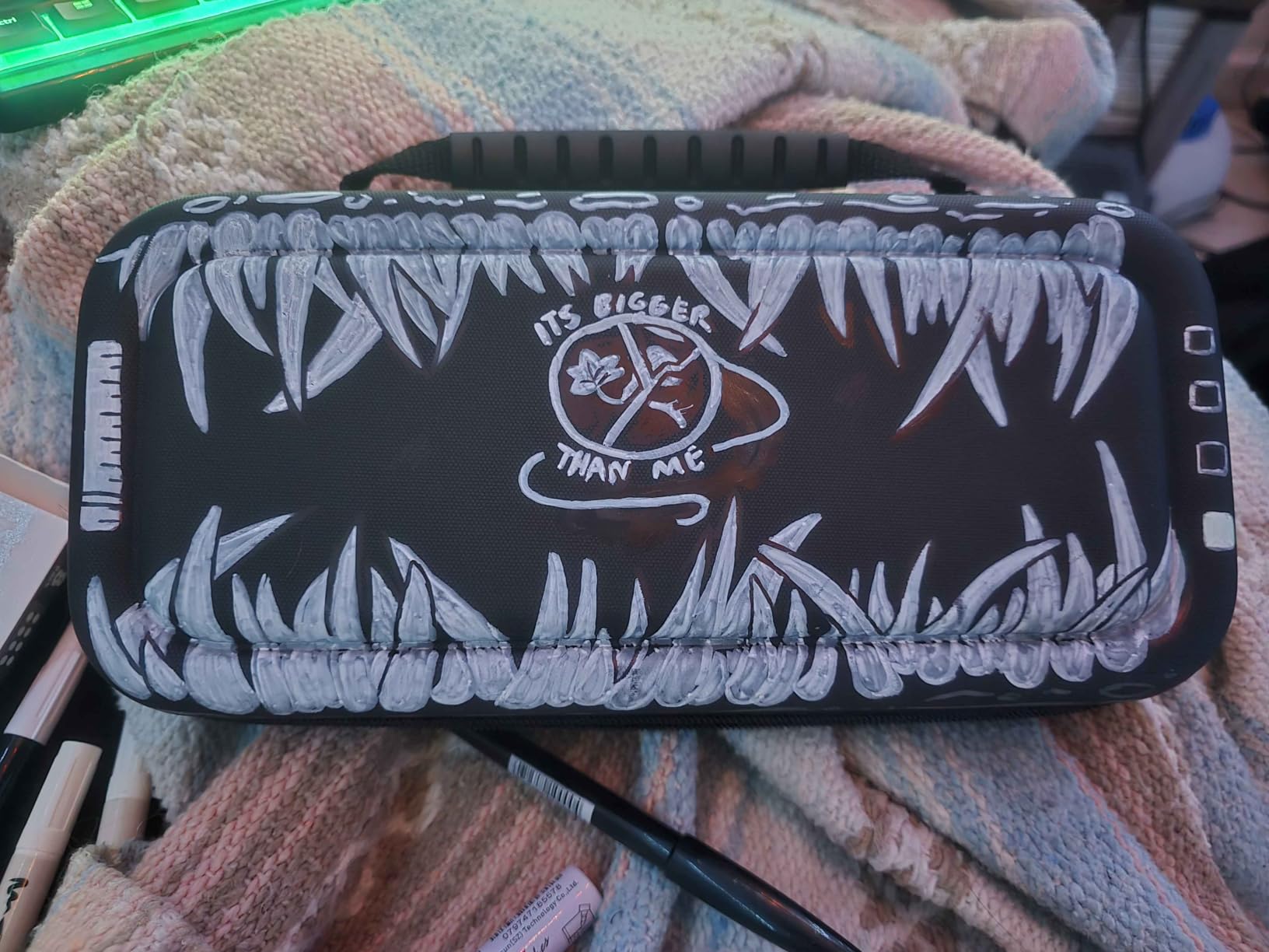 CoBak Large Capacity Carrying Case for Nintendo Switch 2 (2025) - 3 in 1 Accessories Bundle with 2 Screen Protectors, Thumb Grip Caps, 24 Game Cartridges, Hard Shell Portable Travel Pouch, Black customer photo 1