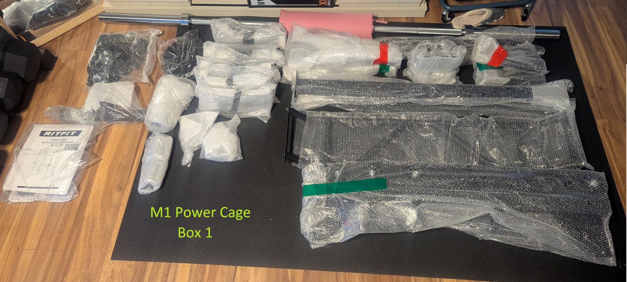 RitFit M1 Pro Smith Machine with Cable Crossover System, Multi-Function Squat Rack Power Cage for Home Gym, Power Rack and Packages customer photo 2