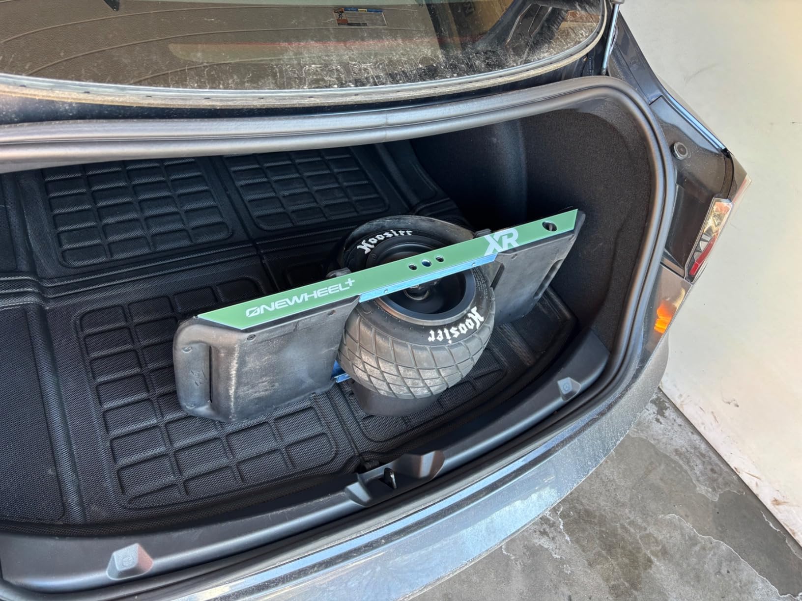 Landslide Trunksaver Onewheel Stand for Car Trunk | Tumble-Proof Non-Slip Holder for One Wheel GT/S-Series, XR Classic, Pint/Pint X and XR | Made of Soft and Protective EVA Foam customer photo 1