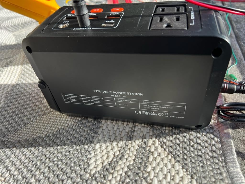 100W Portable Solar Panel, Foldable Monocrystalline Solar Charger with 18V DC & USB Outputs, IP65 Waterproof Folding Solar Panels for Portable Power Station, Camping, RV, Off-Grid, Hiking customer photo 1