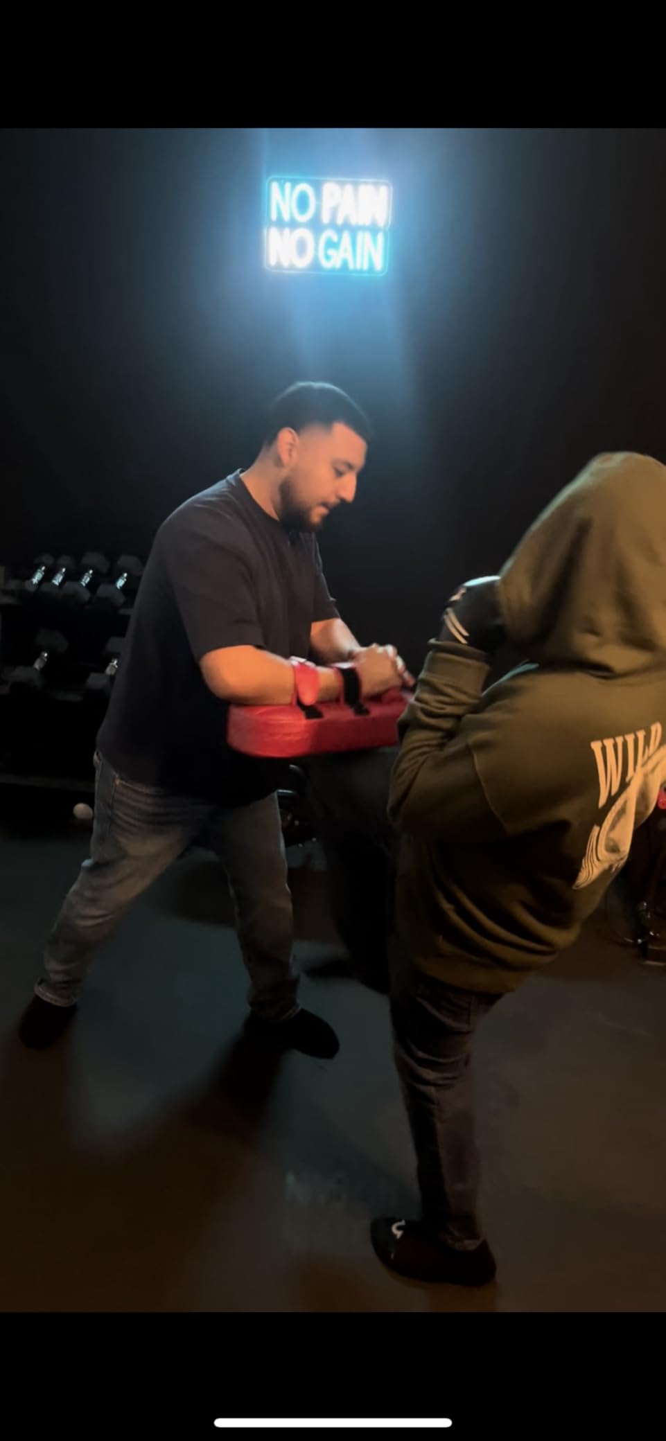 Elite Sports Muay Thai Kickboxing Training Pad for Kickboxing, MMA, Taekwondo, Karate. Ideal for Punches, Knees, and Kicks in Martial Arts Training (ONE PAD ONLY) customer photo 2