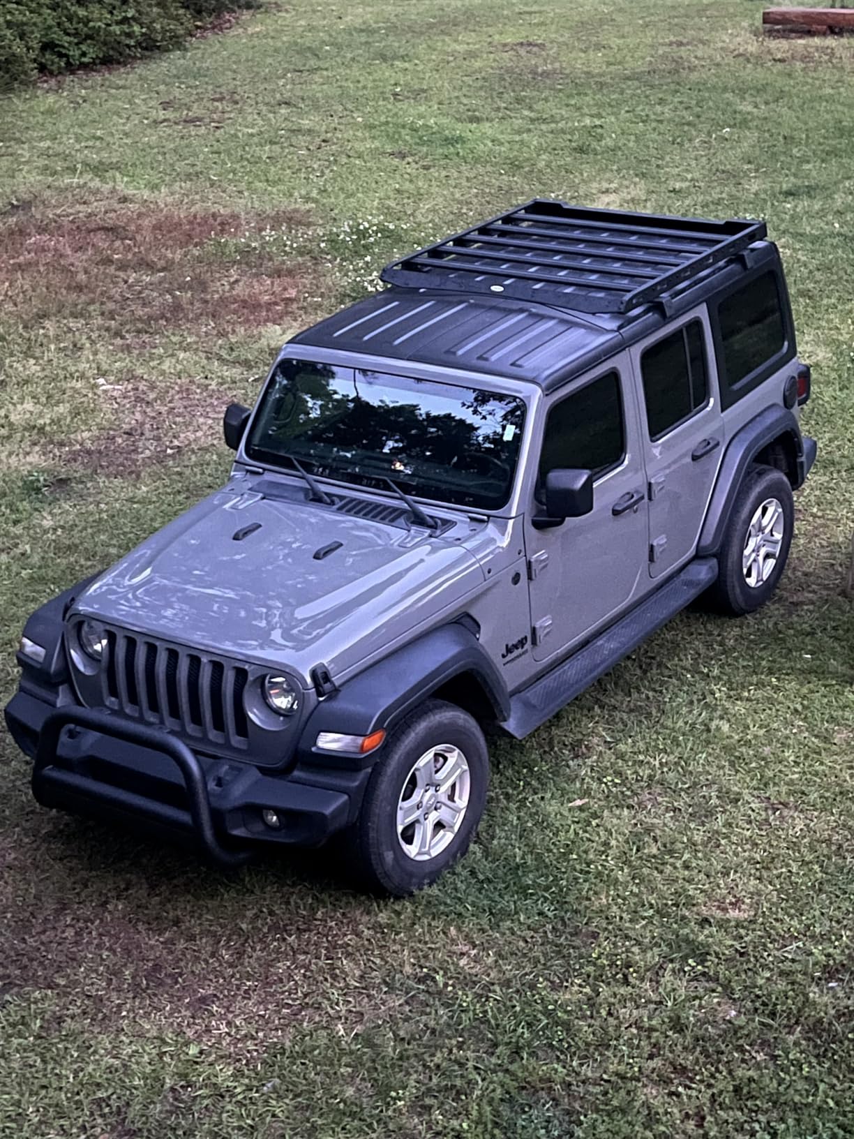 Hooke Road Roof Rack Aluminum Cross Bars Overland Cargo Basket for 2018-2026 Jeep Wrangler JL 2/4 Doors & Gladiator JT (Hard Top Only) customer photo 1