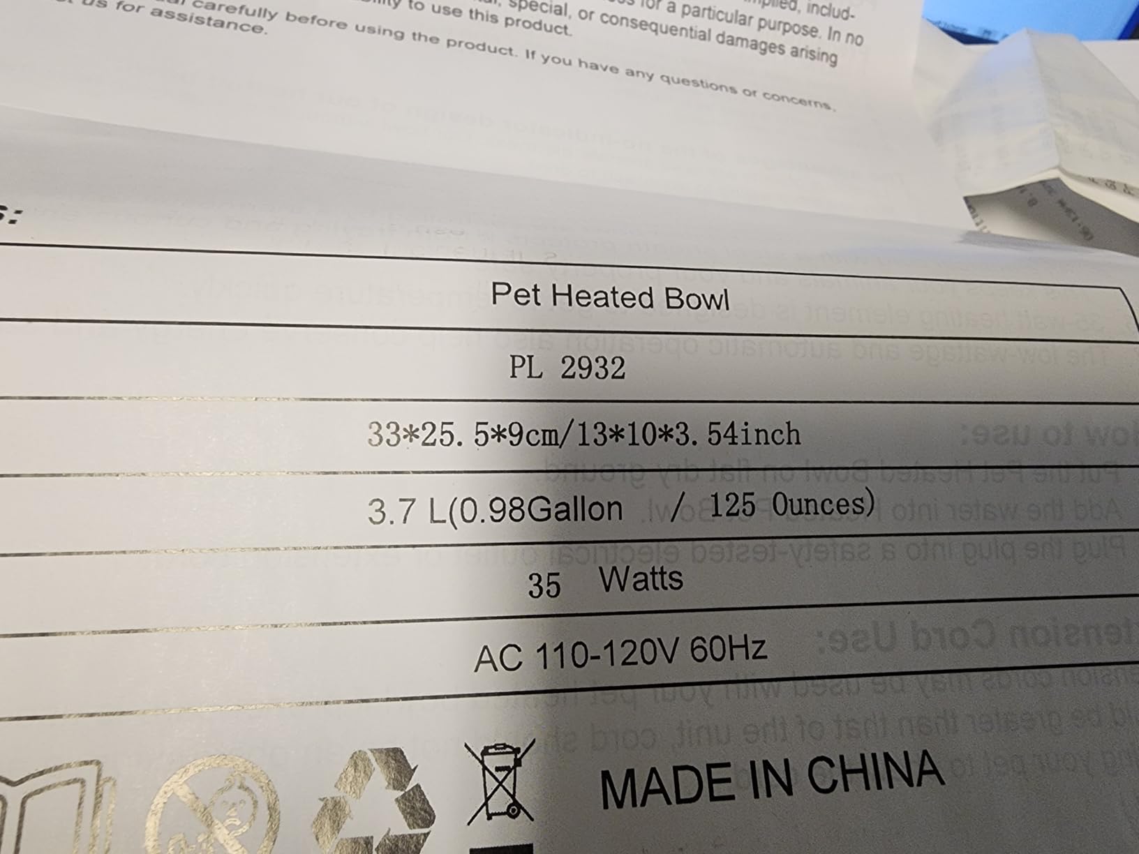 Heated Water Bowl for Chicken, Large Capacity 125OZ Poultry Water Heater for Hens Turkey Goose Duck Pigeon Poultry Birds Drinker in Winter, Chicken Coop Accessories No More Frozen Food Water customer photo 2