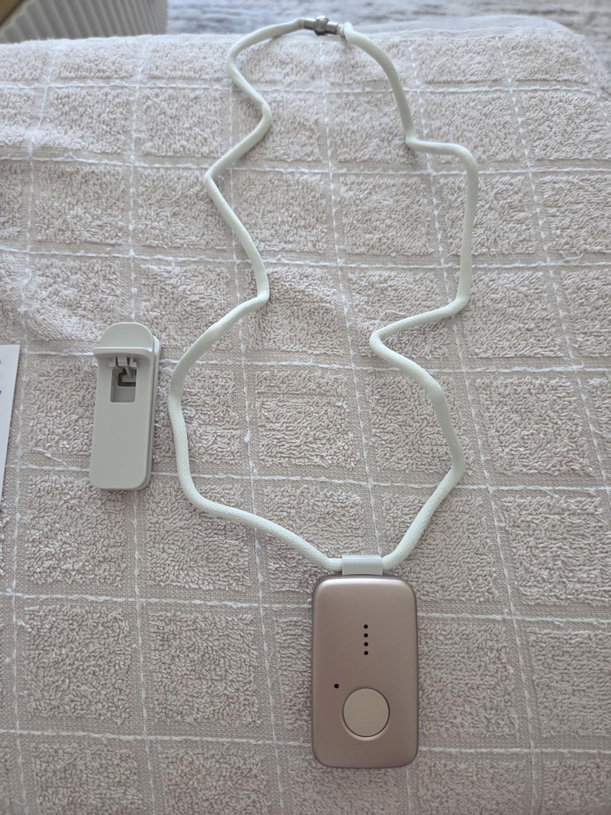 Medical Alert System for Seniors - Advanced Mini Device with Automatic Fall Detection, 24/7 Monitoring, GPS Tracking, Emergency Alert Pendant Necklace, SOS Button, Caregiver App, Waterproof | Black customer photo 1