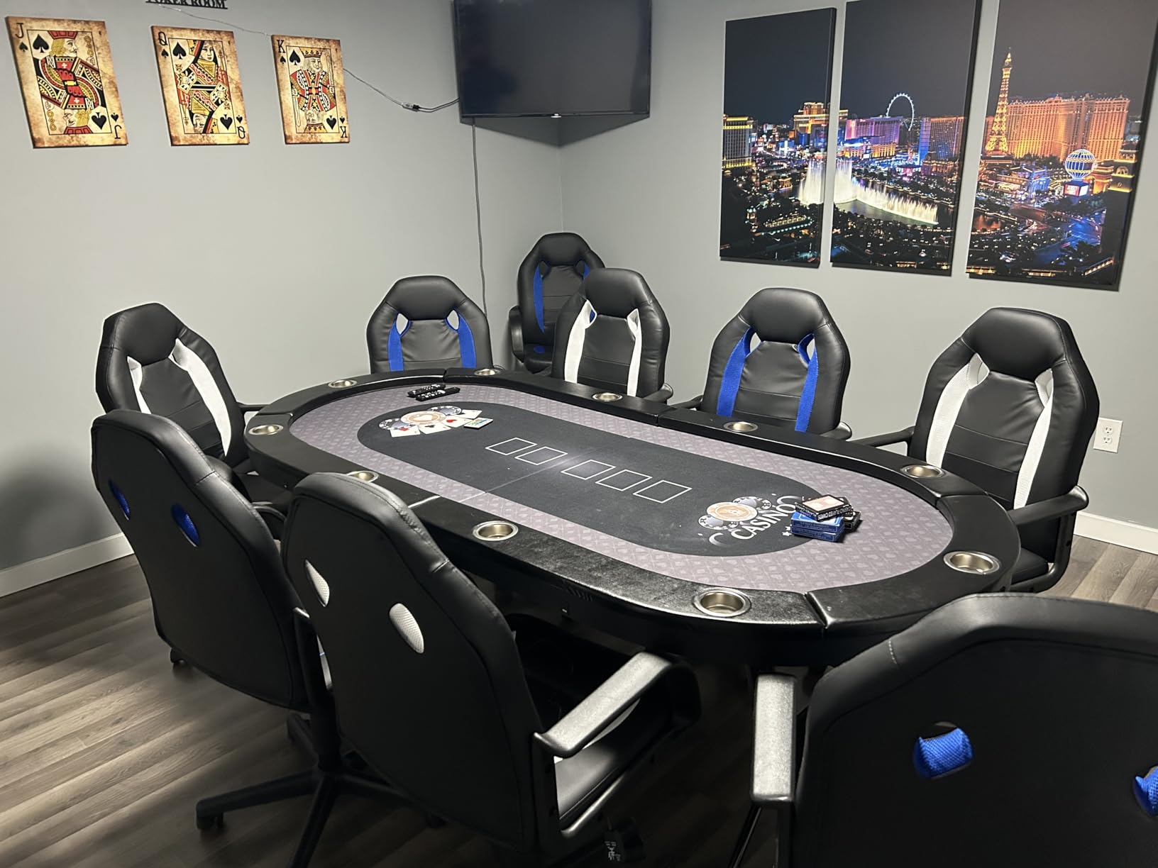 LED Poker Table, 84
