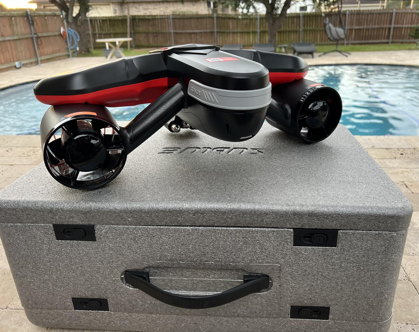 sublue Navbow Navbow Plus Smart Professional Underwater Scooter Dual Motors with Camera Mount 3 Gear Speed 4.47mph 60 Mins 131ft Pool Diving Snorkeling Water Scooter for Adults customer photo 1