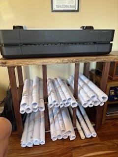 HP DesignJet T210 Large Format 24-Inch Plotter Printer for Easy CAD & Poster Prints (8AG32T), Includes 2-Year Warranty & Support customer photo 1