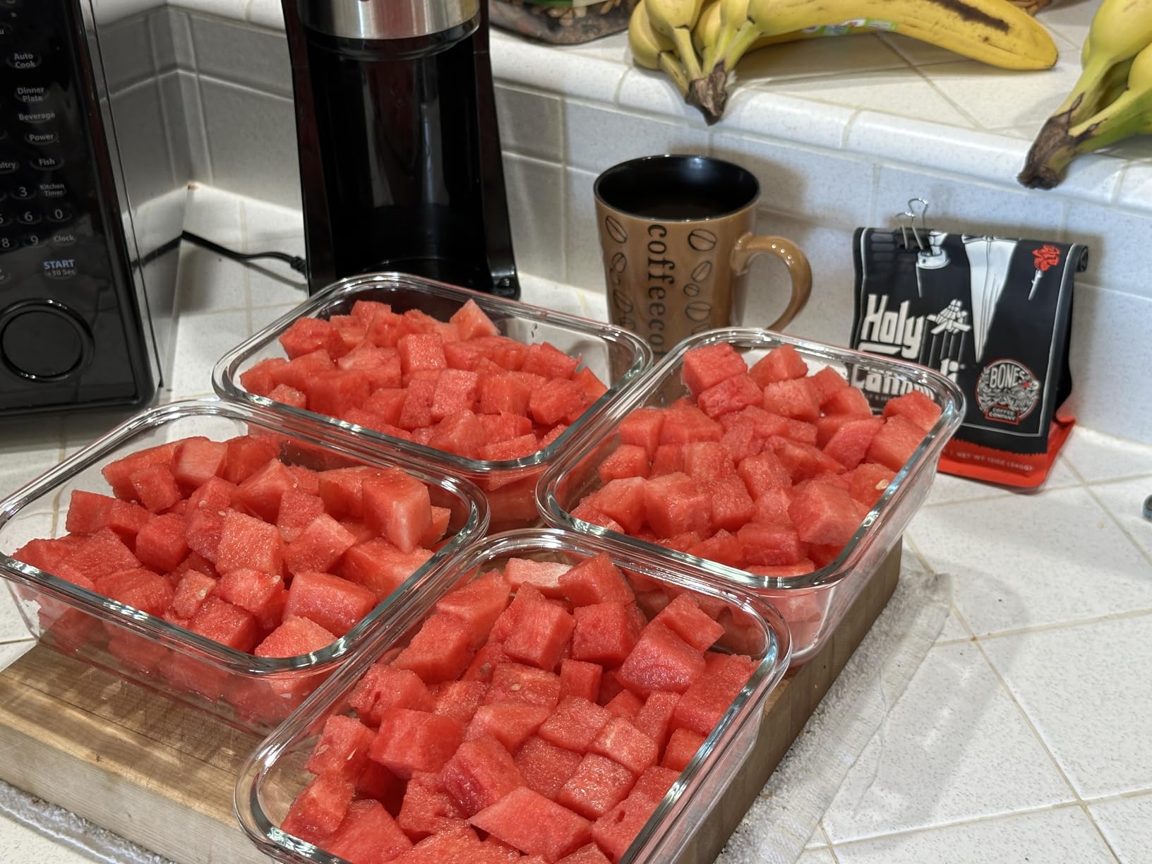 8 Pack 36oz Large Glass Meal Prep Containers with lids, Glass Food Storage Containers with Leak Proof Snap Lock Lids, Airtight Bento lunch Boxes, Kitchen Storage, Oven, Freezer and Dishwasher Safe customer photo 1