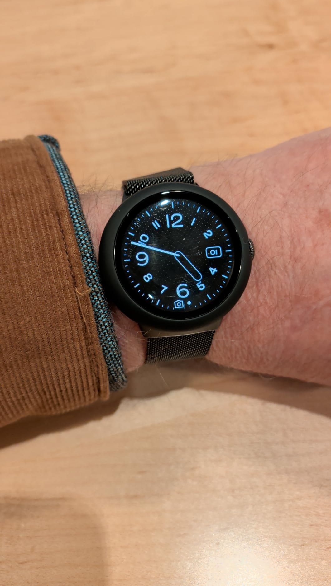 Google Pixel Watch 2 with the Best of Fitbit and Google - Heart Rate Tracking, Stress Management, Safety Features - Android Smartwatch, Matte Black Aluminum Case, Obsidian Active Band - LTE (Renewed) customer photo 2