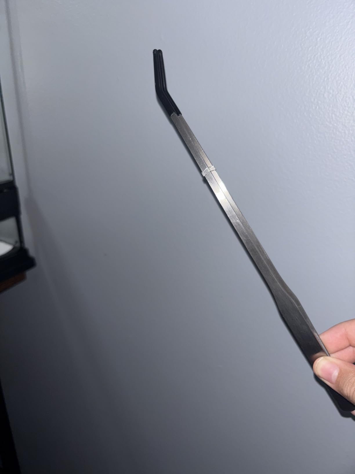 2PCS Stainless Steel Reptile Feeding Tongs with Rubber Tip, 10.6