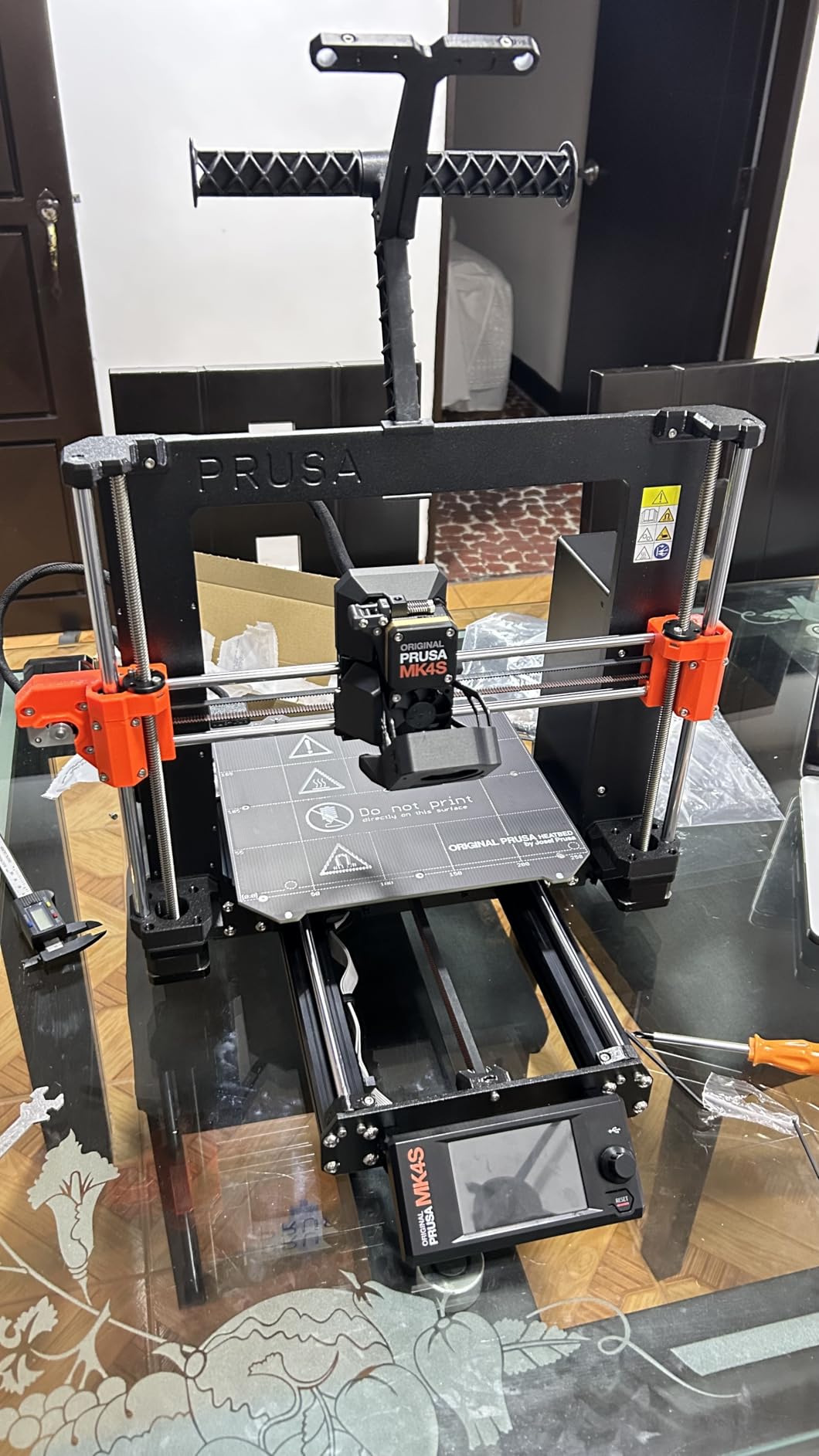 Prusa MK4S 3D Printer kit, Removable Sheets, Beginner-Friendly 3D Printer DYI Kit, Fun to Assemble, Automatic Calibration, Filament Sample Included, Print Size 9.84 x 8.3 x 8.6 in customer photo 1