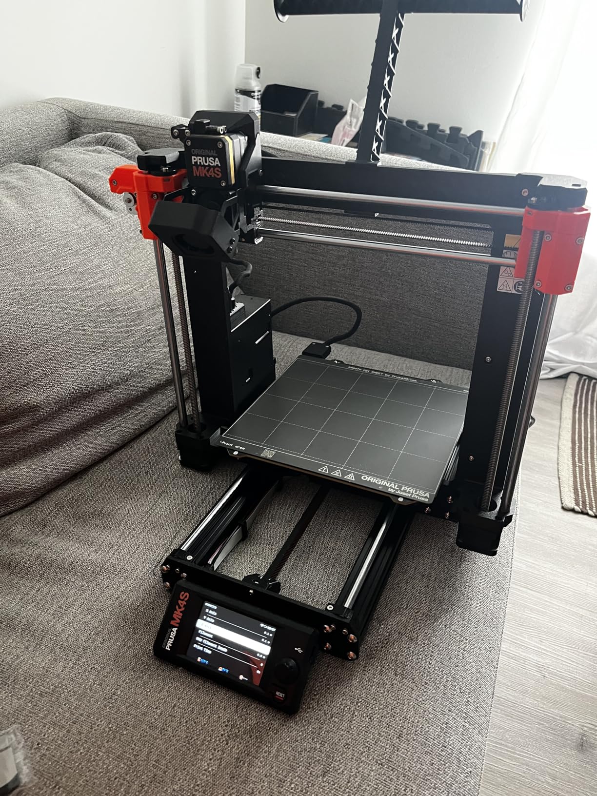 Prusa MK4S 3D Printer kit, Removable Sheets, Beginner-Friendly 3D Printer DYI Kit, Fun to Assemble, Automatic Calibration, Filament Sample Included, Print Size 9.84 x 8.3 x 8.6 in customer photo 2