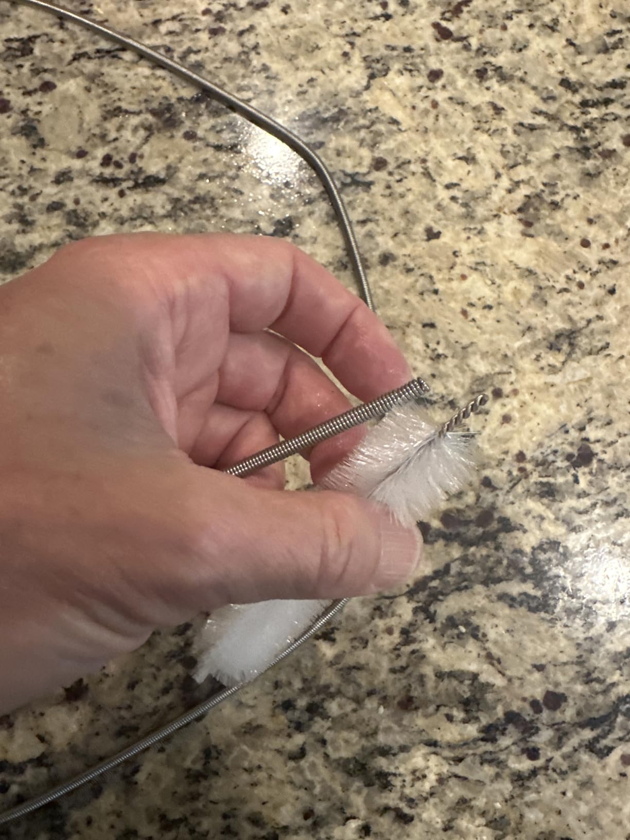 Hose and Mask for CPAP Cleaning Brush with Collapsible Wash Basin Bucket Tub - Essential Care Kit for CPAP Users, Suitable for 7 Feet Tubing and 22mm 19mm Diameter (Standard Set Basin & Brush) customer photo 2