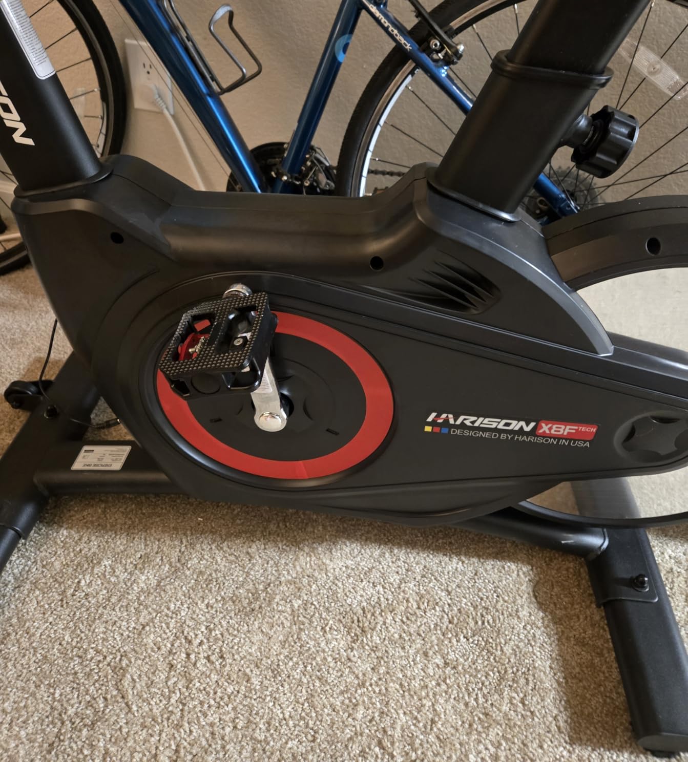 HARISON Semi-Commercial Exercise Bike 400 lbs Capacity, Magnetic Stationary Bikes for Home Gym customer photo 1