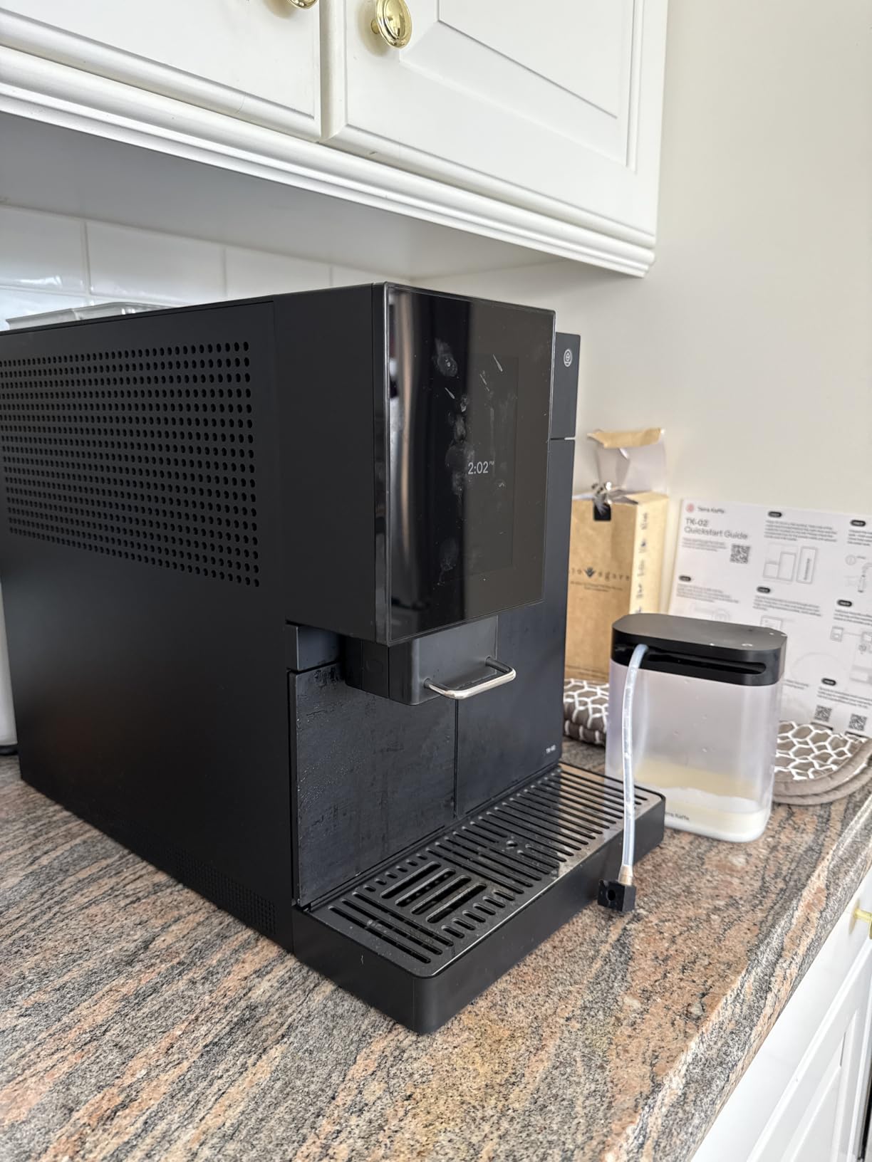 Terra Kaffe TK-02 Super Automatic Espresso Machine - App-Enabled Coffee Machine with Auto Wake & Sleep, All Milk Types, Roaster-Approved Espresso Settings customer photo 1