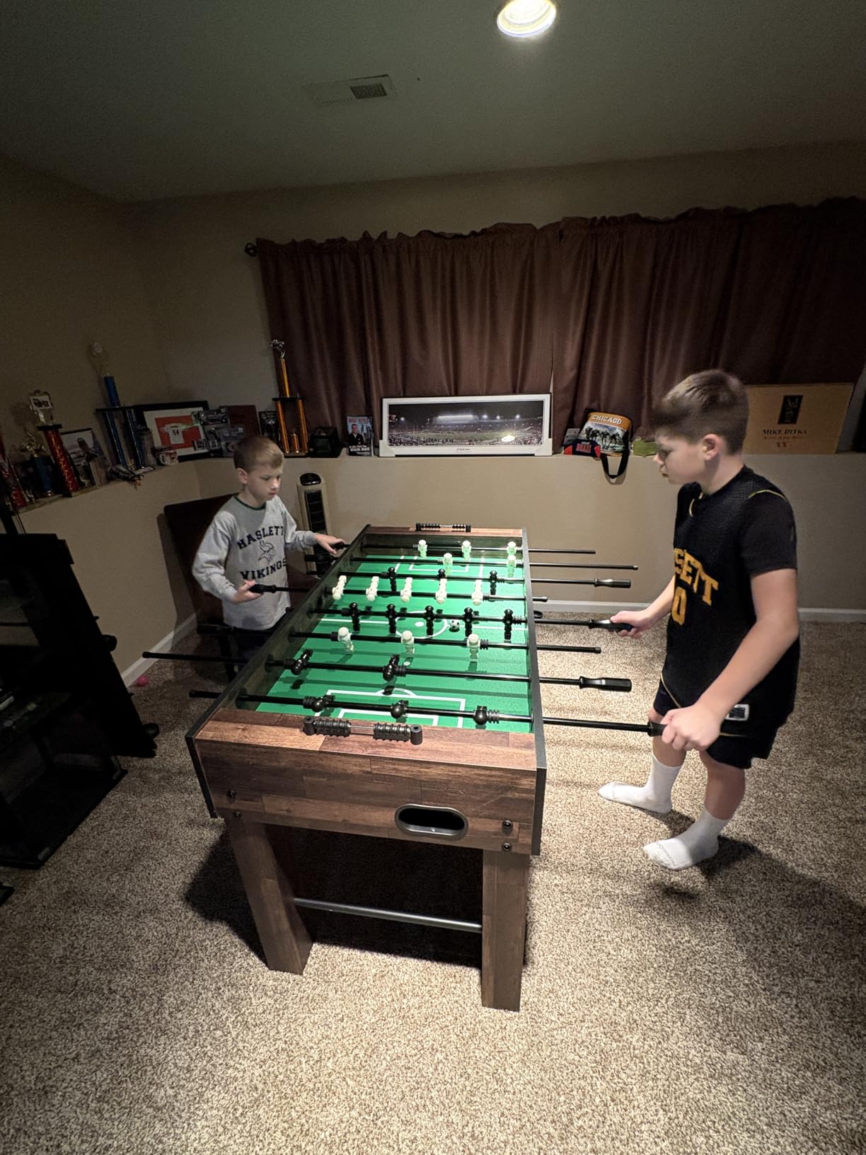 Best Choice Products Full Size 54 Inch Regulation Foosball Table for Home, Game Room - Includes 2 Balls, 2 Cup Holders customer photo 1