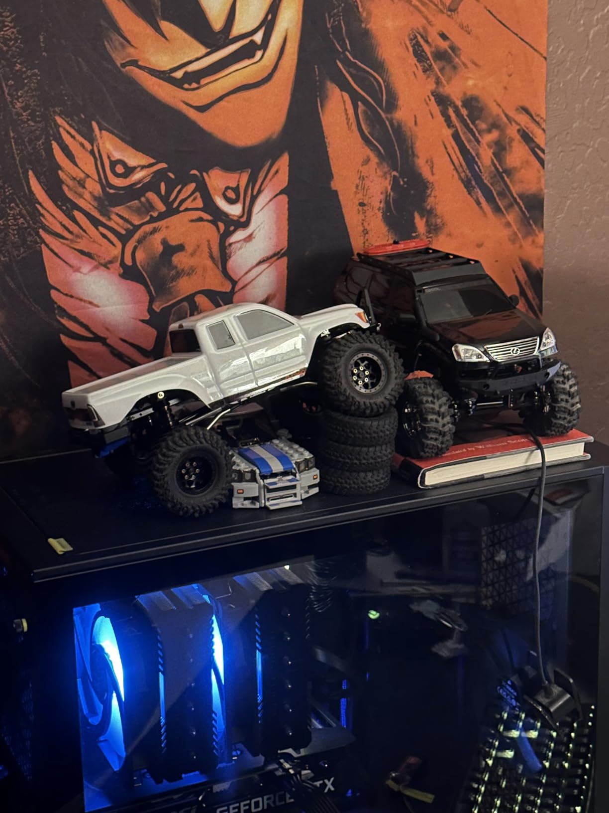 Axial RC Truck 1/24 SCX24 Base Camp 4x4 Rock Crawler Brushed RTR (Everything Needed to Run is Included) - Blue customer photo 1