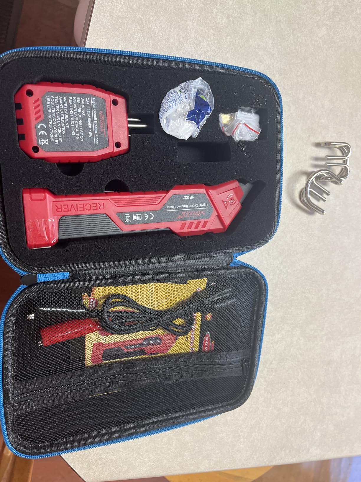 NOYAFA NF-827 Circuit Breaker Finder Tool with 3 Accessories &GFCI Outlet Tester, 90-120V AC Circuit Breaker Finder, Quickly Identify NCV Circuit Tester with Storage Case, Sensitivity Adjustment customer photo 2