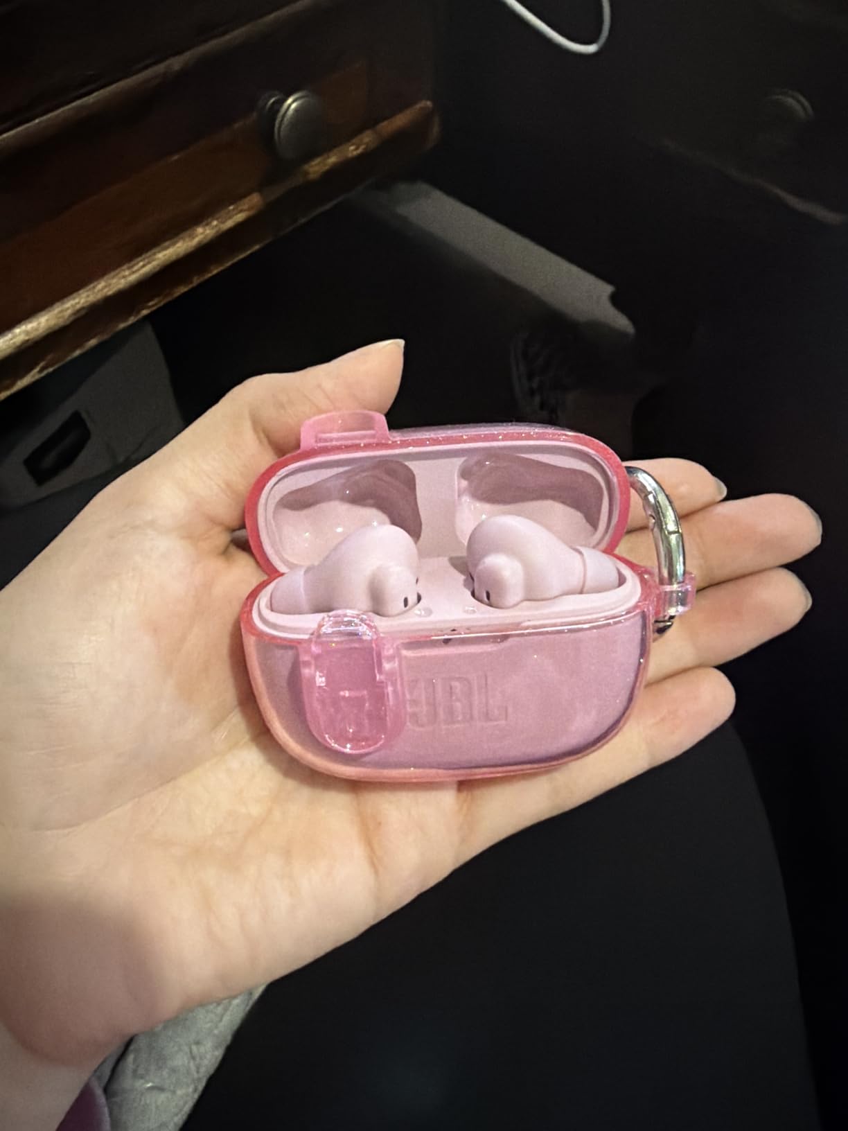 Vibe Beam 2 - True Wireless Noise Cancelling Earbuds with JBL Pure Bass Sound & Smart Ambient technology, 4mics for crisp, clear calls, up to 40Hrs of Playback, IP54 Dust & Water resistant (Black) customer photo 2