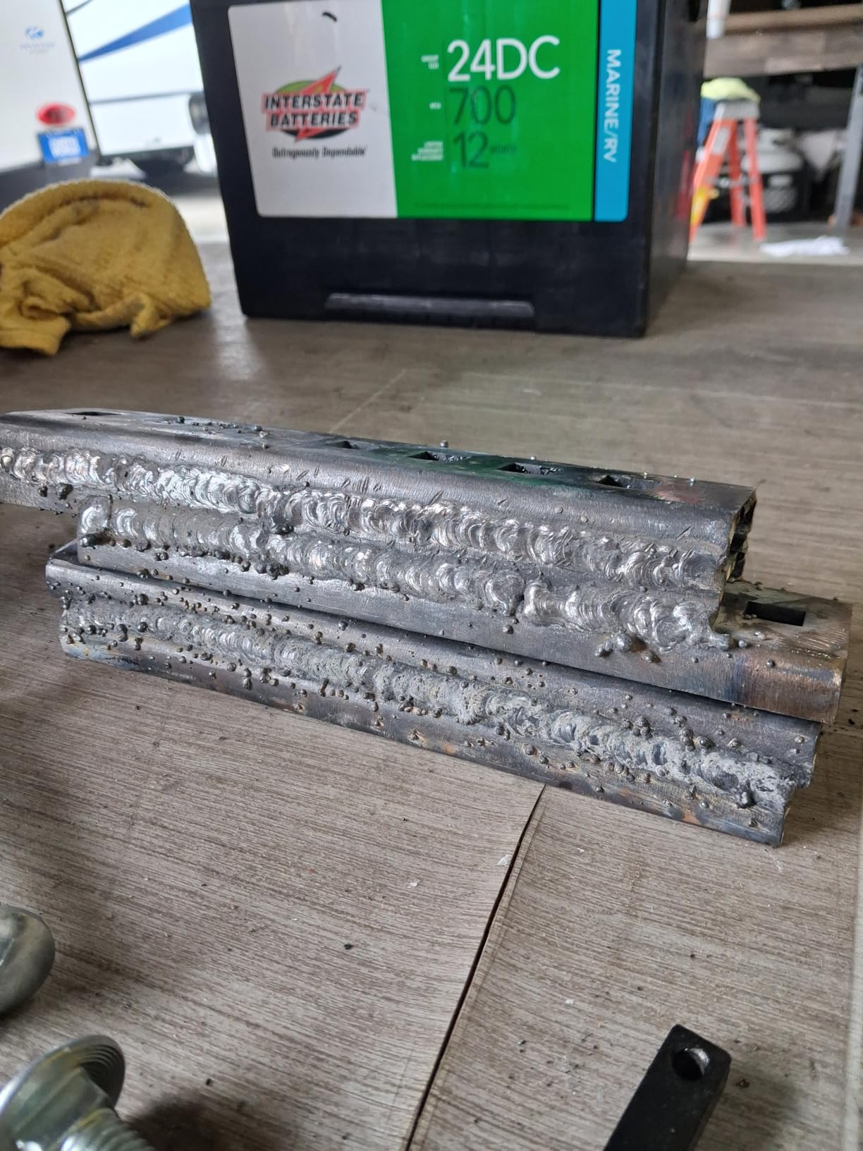 4 Packs 030 Flux Core Welding Wire, E71T-GS Gasless Mild Carbon Steel Mig Welding Wire, 2-Pound Spool Flux Core Wire Compatible with Most Welder customer photo 1