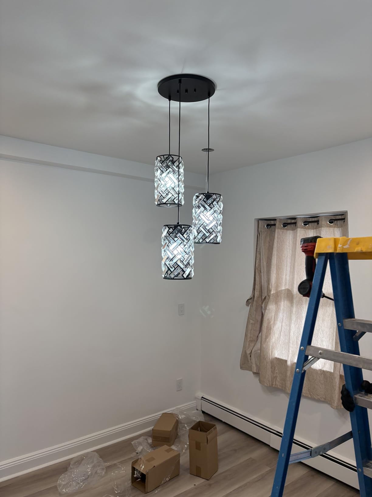 Gold Crystal Kitchen Island Lighting 40