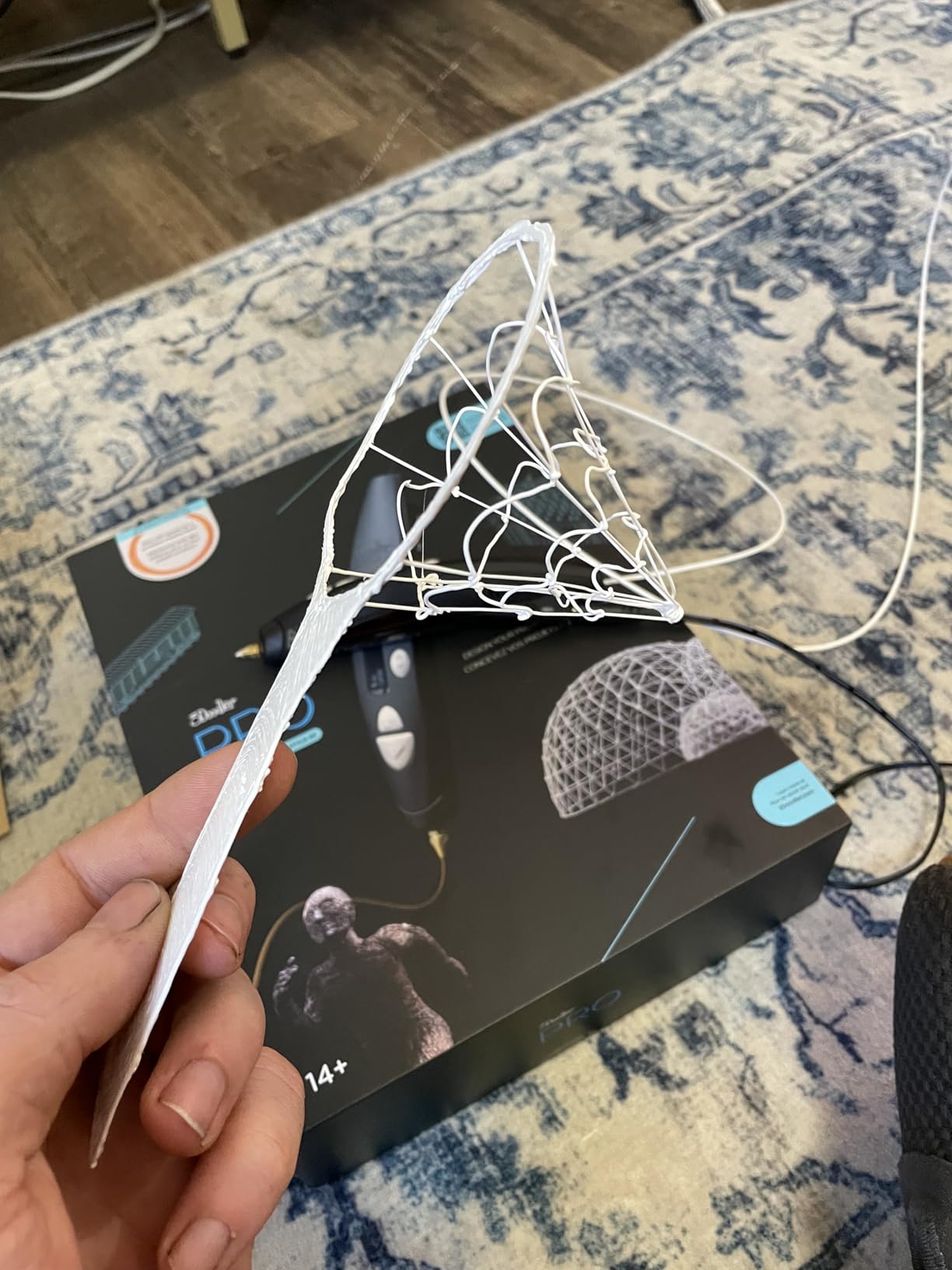 PRO(2025) 3D Printing Pen, Design and Prototyping Tool for Creative Professionals, Includes Speciality Plastic Materials, Interchangable Nozzle Set and More customer photo 1