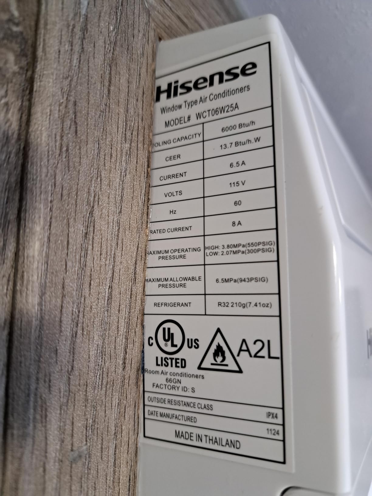 Hisense API0825UW1D Smart Inverter Twin Hose 8,000 BTU (DOE) 350 SF Heat/Cool Tower Portable Air Conditioner, White customer photo 2