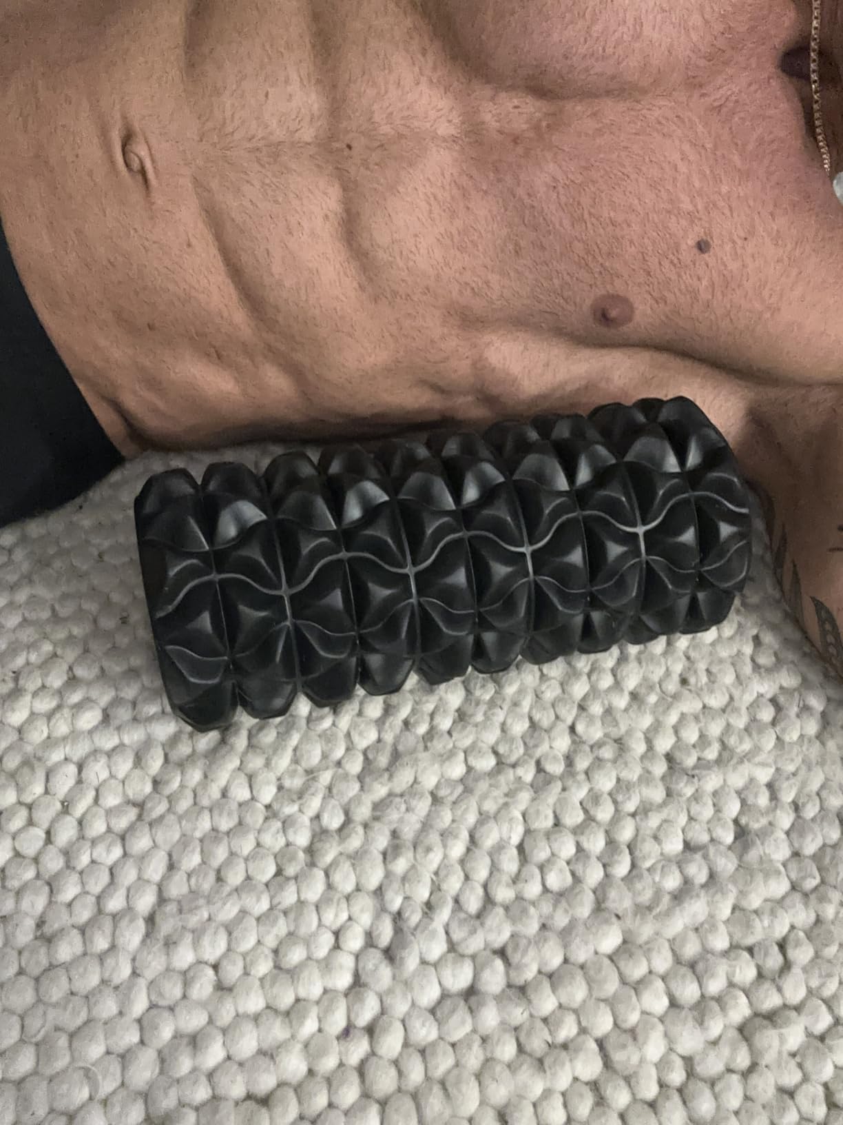 Vibrating Foam Roller, High Density Massage Roller Back Roller Foam for Back Pain Relief & Muscle Recovery and Physical Therapy, 5-Speed Rechargeable Exercise Roller, 2 Modes customer photo 2