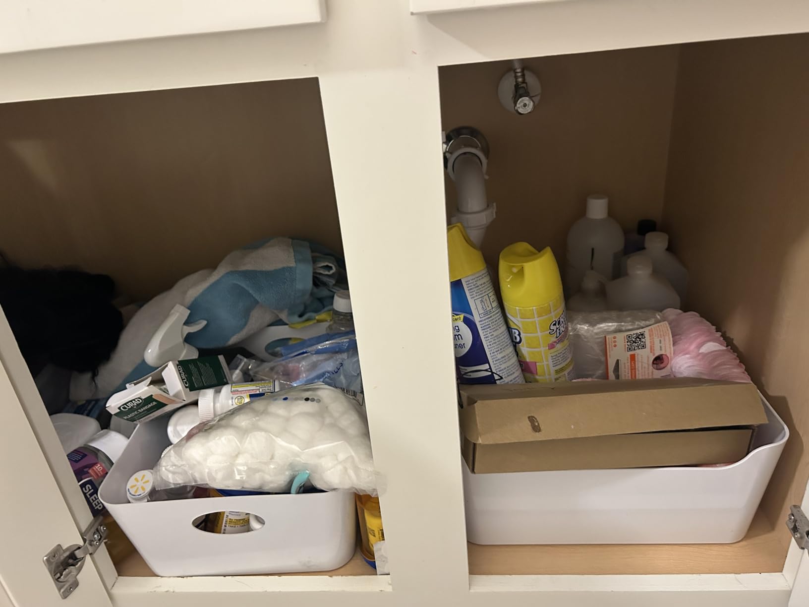 Multi-Purpose Pull-Out Storage Organizers, Under Sink/Cabinet Organizers and Storage for Bathroom & Kitchen, Black, 12.8 Inches, 2 Packs customer photo 2