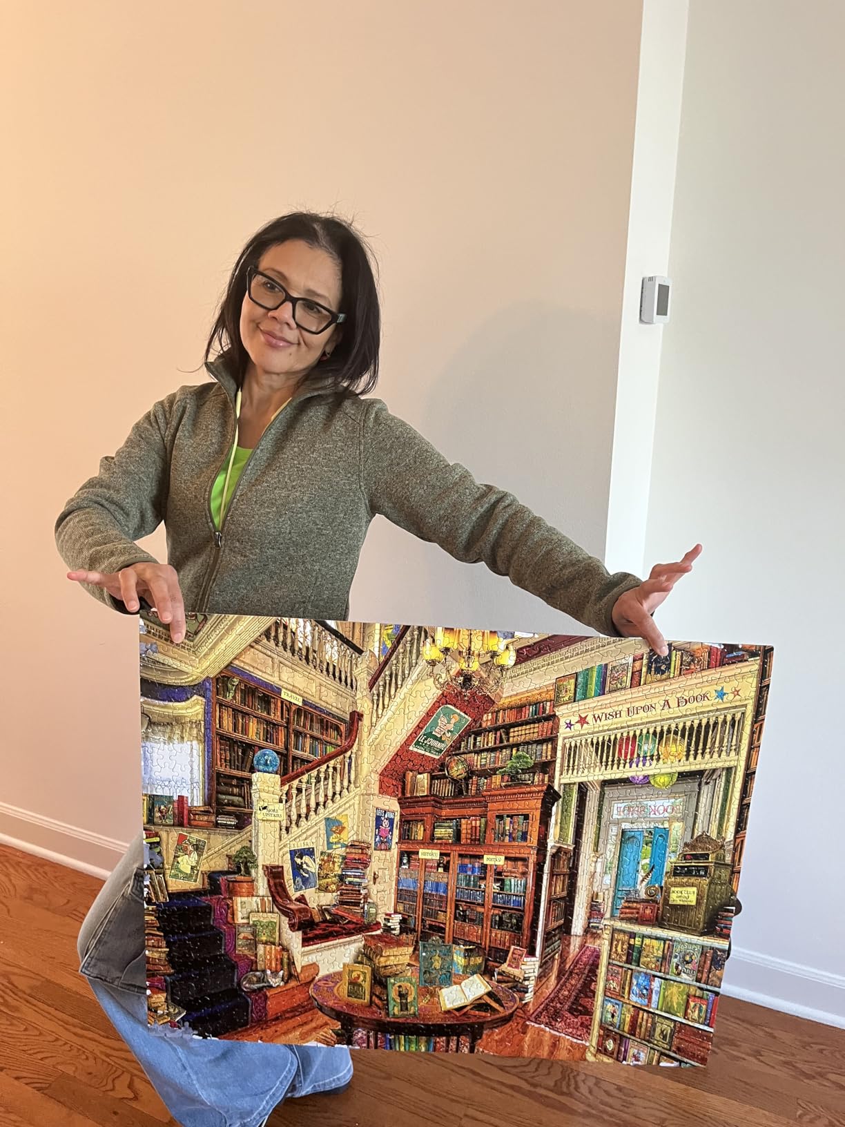 Jigsaw Puzzle Glue Clear, 200ML Puzzle Frame Kit for Adults with Applicators, Easily Preserves Finished Puzzles, Non-Toxic, Quick-Dry & Water-Based Anime Puzzle Saver for 3000/4500/5000 Pieces customer photo 1