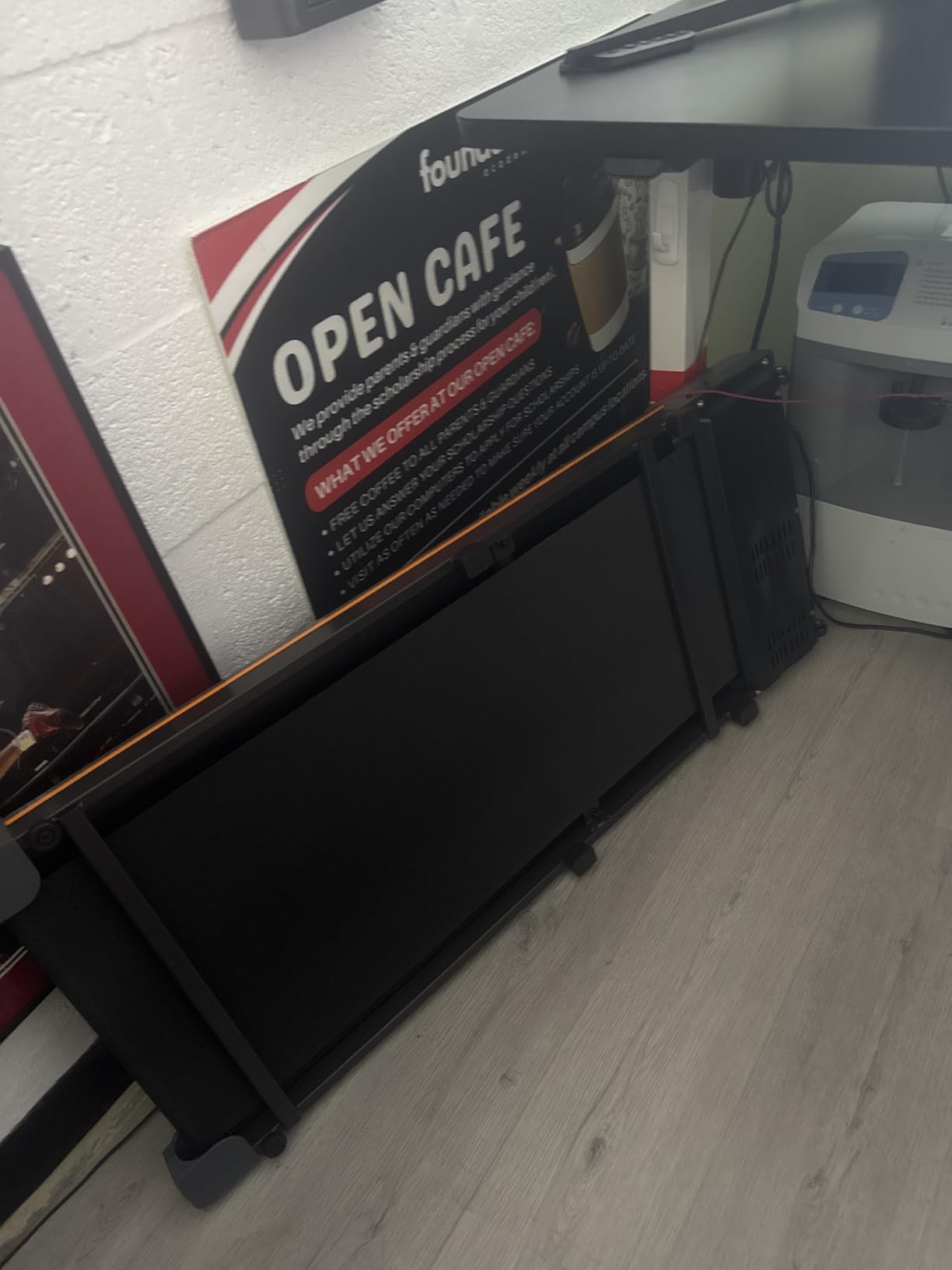 Walking Pad Treadmill for Home Office, Portable Under Desk Treadmill with Remote Control and LED Display, Walking Jogging Running Machine customer photo 1