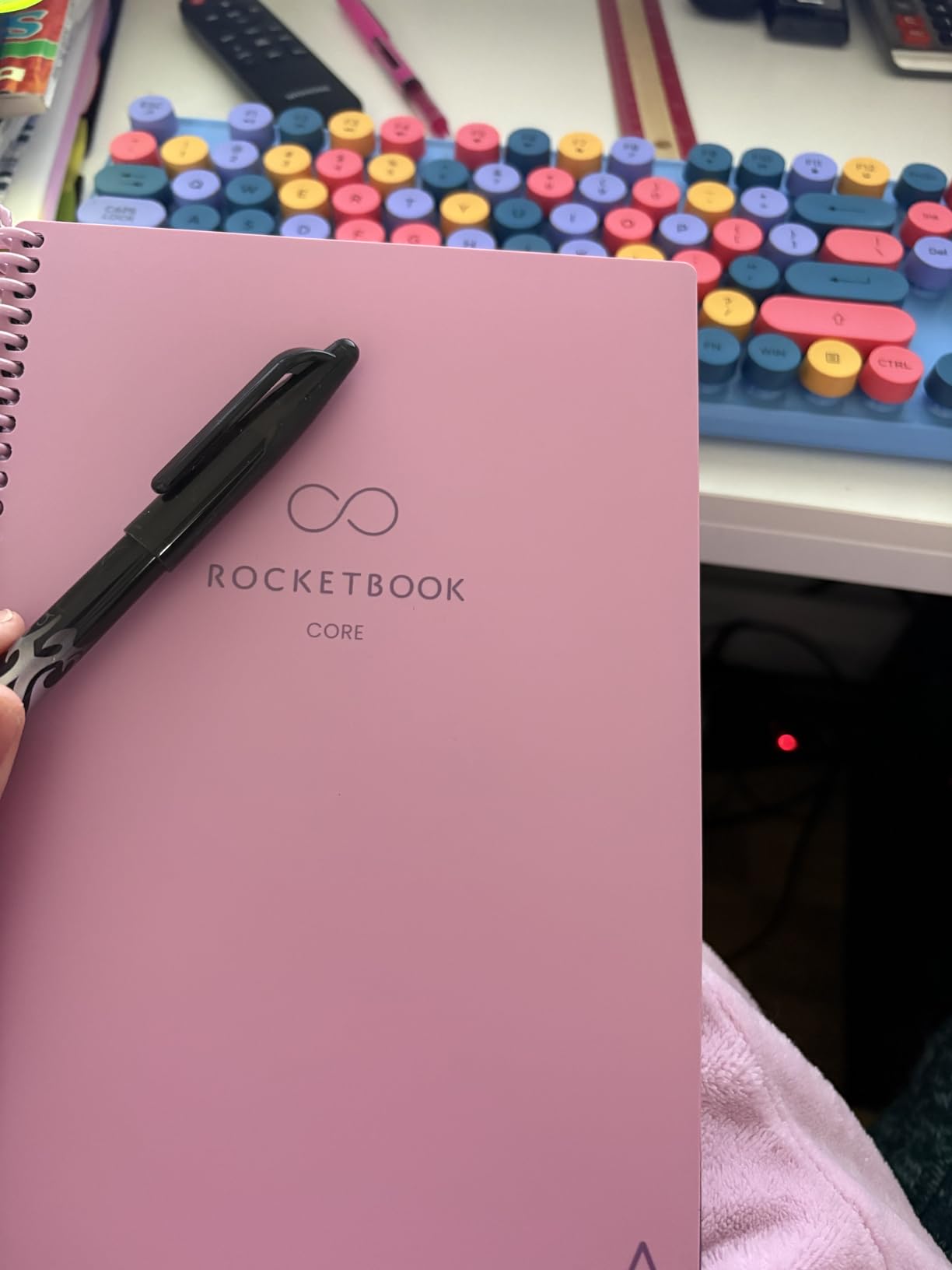 Rocketbook Core Reusable Smart Notebook, Dot Grid Pages For School, Work and Creative Projects, Executive Size 6x8.8, Black - Premium customer photo 1