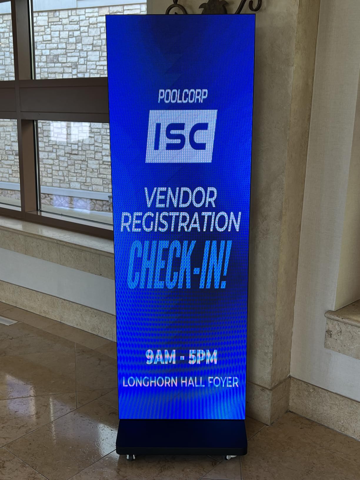 YIXZSWD 80 Inch LED Digital Signage Display with P1.86, LED Poster Screen Frameless Splicing, Advertising Display GOB LED Screen with Flight Case for Giant Commercial Events & Rentals (Black, 2 Unit) customer photo 2