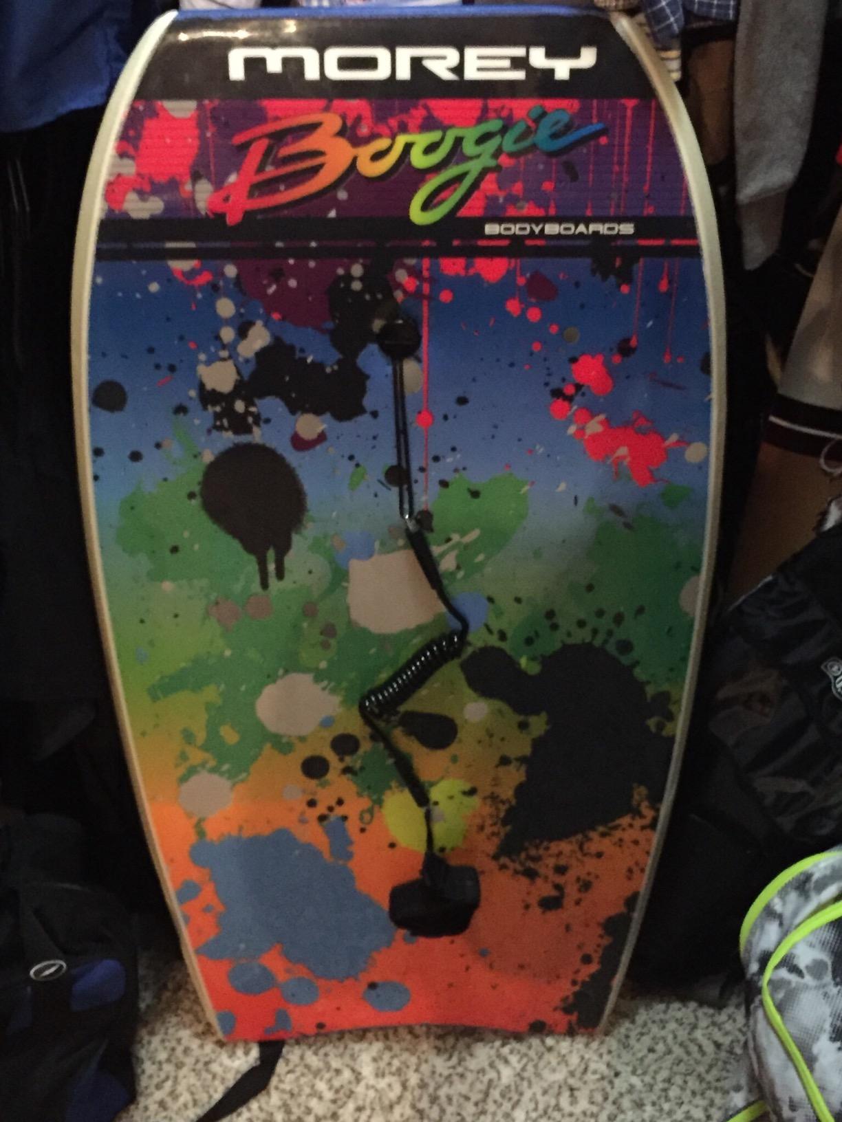 MOREY® Boogie Board Cruiser The Original Bodyboard; 42.5in Full Size Body Boards for Beach, for All Skill Levels, Engineered with HDPE Slick Bottom for Speed, Front Deck Contours for Grip. 2026 Model customer photo 2