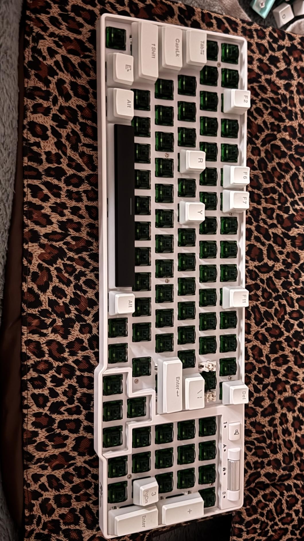 MONSGEEK Heavy Linear Switches Mechanical Gaming Keyboard Switch 5-Pin Green Fog Switch with LED Diffuser Pre-Lubed 60gf customer photo 1