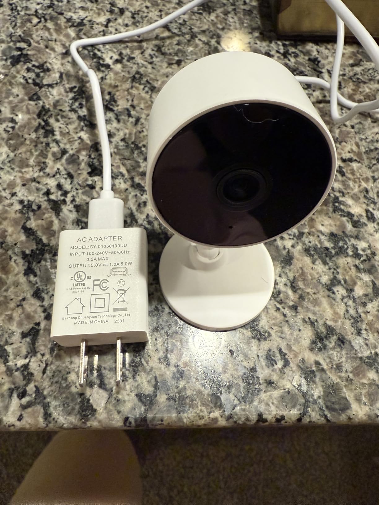 2K Indoor Security Camera for Home Security, AI Voice Change for 2-Way Talk, Motion Detection, Night Vision, 24/7 SD Recording/Cloud Storage, WiFi Home Camera (White) customer photo 2