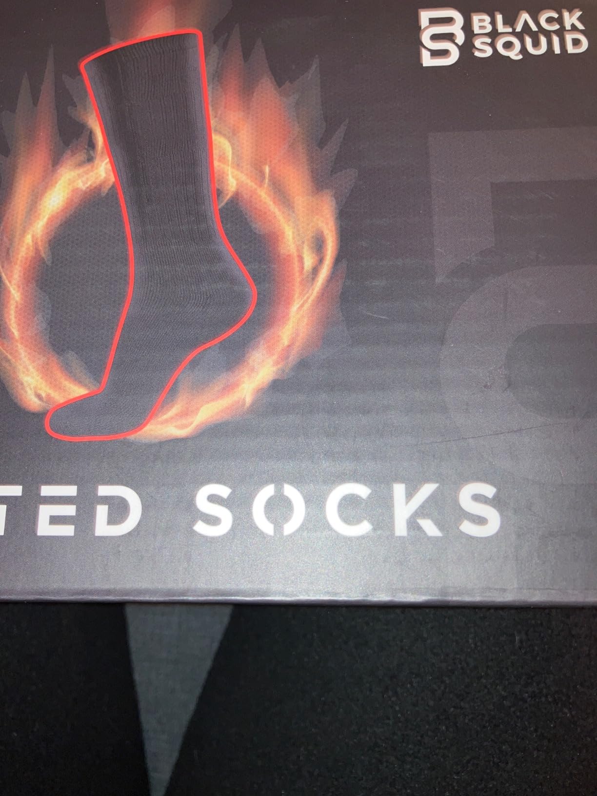 Rechargeable Heated Socks Men Women - Washable Battery Operated Foot Warmer for Ski Hunting - Electric Winter Heating Socks for Work Boot Toe Sleep Bed Indoor Outdoor Sports Walking Research customer photo 2