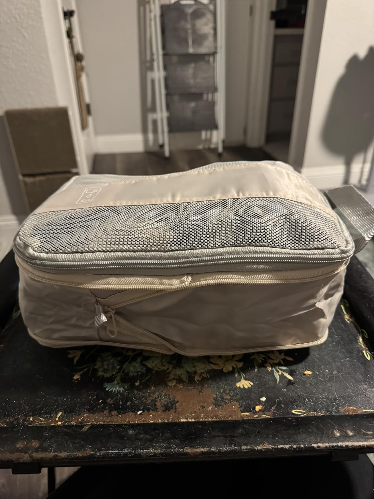 10 Set Compression Packing Cubes for Travel Gifts Women Mom, OlarHike Luggage Clothes Organizer for Travelers (Beige) customer photo 2