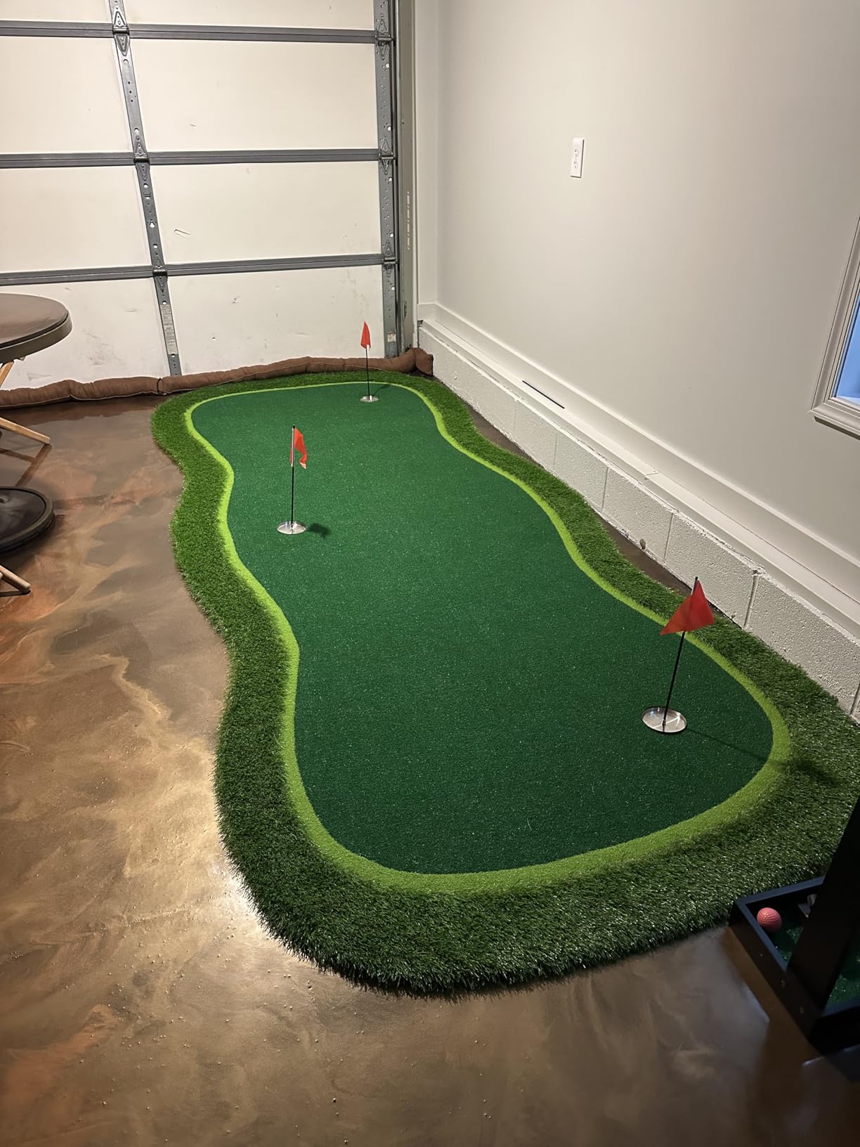 Golf Putting Green/Mat-Golf Training Mat- Professional Golf Practice Mat- Green Long Challenging Putter for Indoor/Outdoor customer photo 1