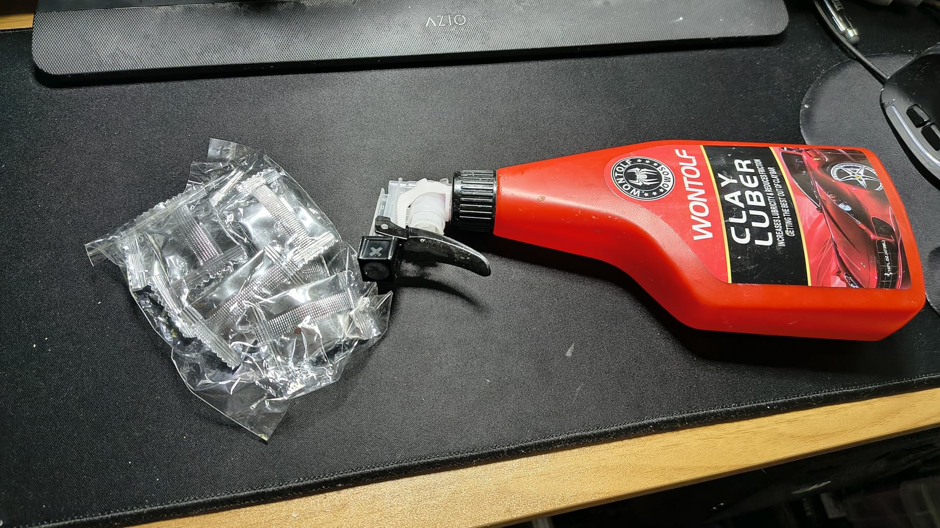 Heavy Duty Car Clay Bars Auto Detailing Clay Luber Synthetic Lubricant Kit, 4 Clay Bars, Clay Bar Lubricant Tablets 10 Pack customer photo 1