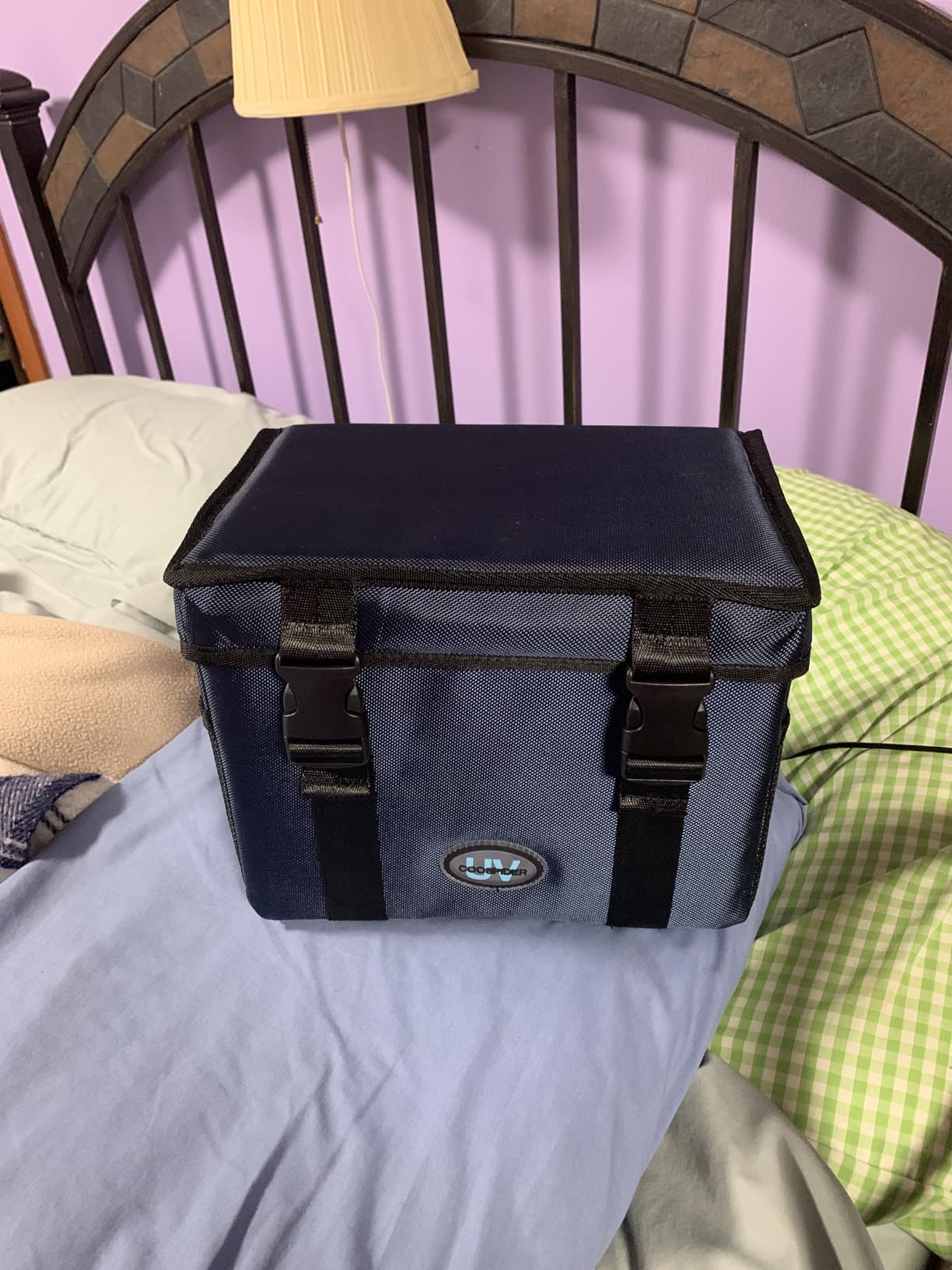 UV Sanitizer Box, 12L Portable Sanitizing and Cleaning Machine with 3-Level Timer, Foldable UV Cleaner Box for Toys, Mask, Towel, Key Etc. Ozone Free UV Cleaning Machine customer photo 2