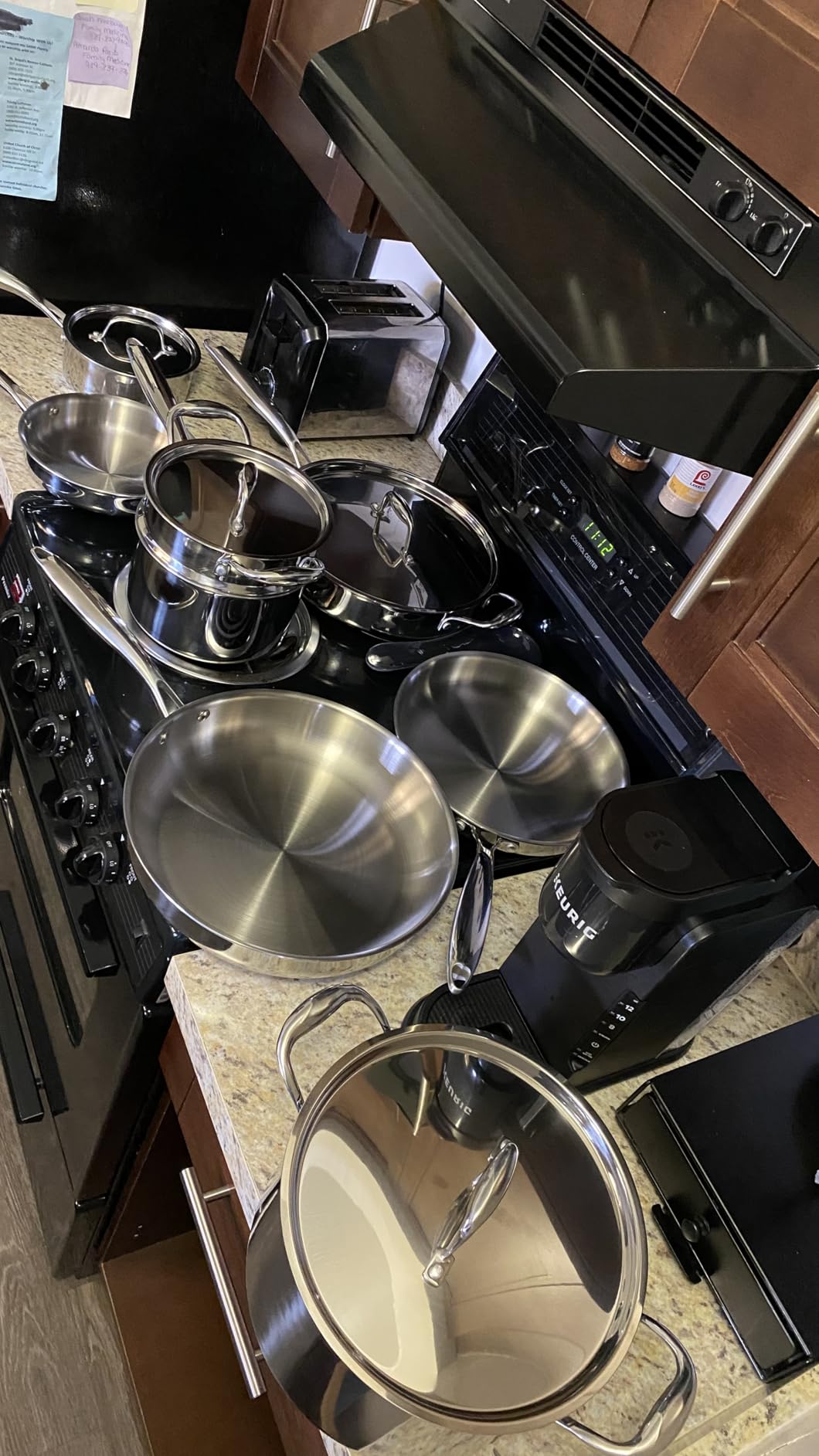 3 Ply Stainless Steel 11-Piece Cookware Set with Lids, Pots and Pans Kitchen Set, Non-Toxic, Induction, Oven, Dishwasher Safe, Professional Chef Quality customer photo 2