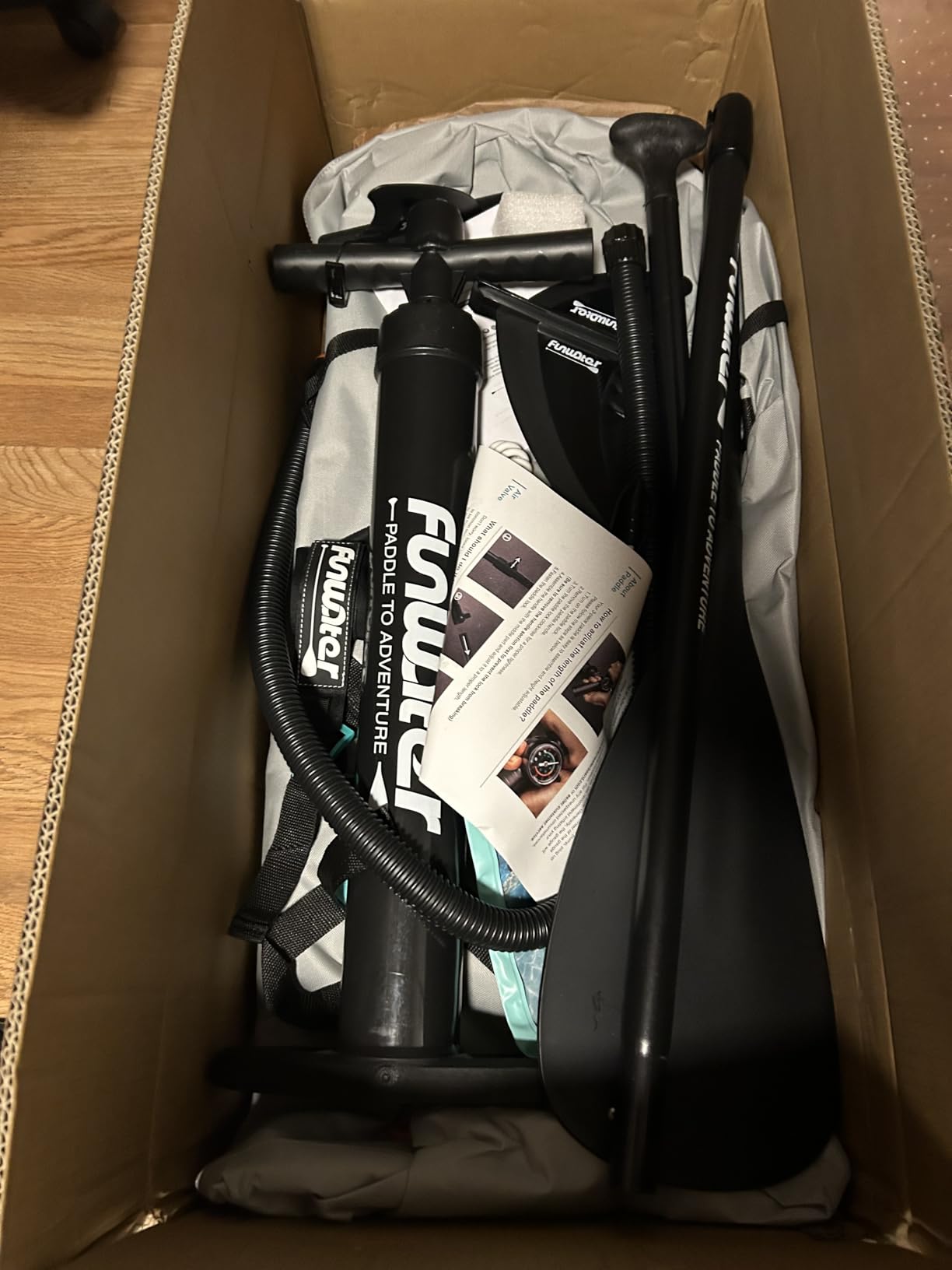 FunWater Inflatable Ultra-Light Stand Up Paddle Board for All Skill Levels with Premium SUP Paddleboard Accessories, Non-Slip Comfort Deck for Youth & Adults customer photo 1