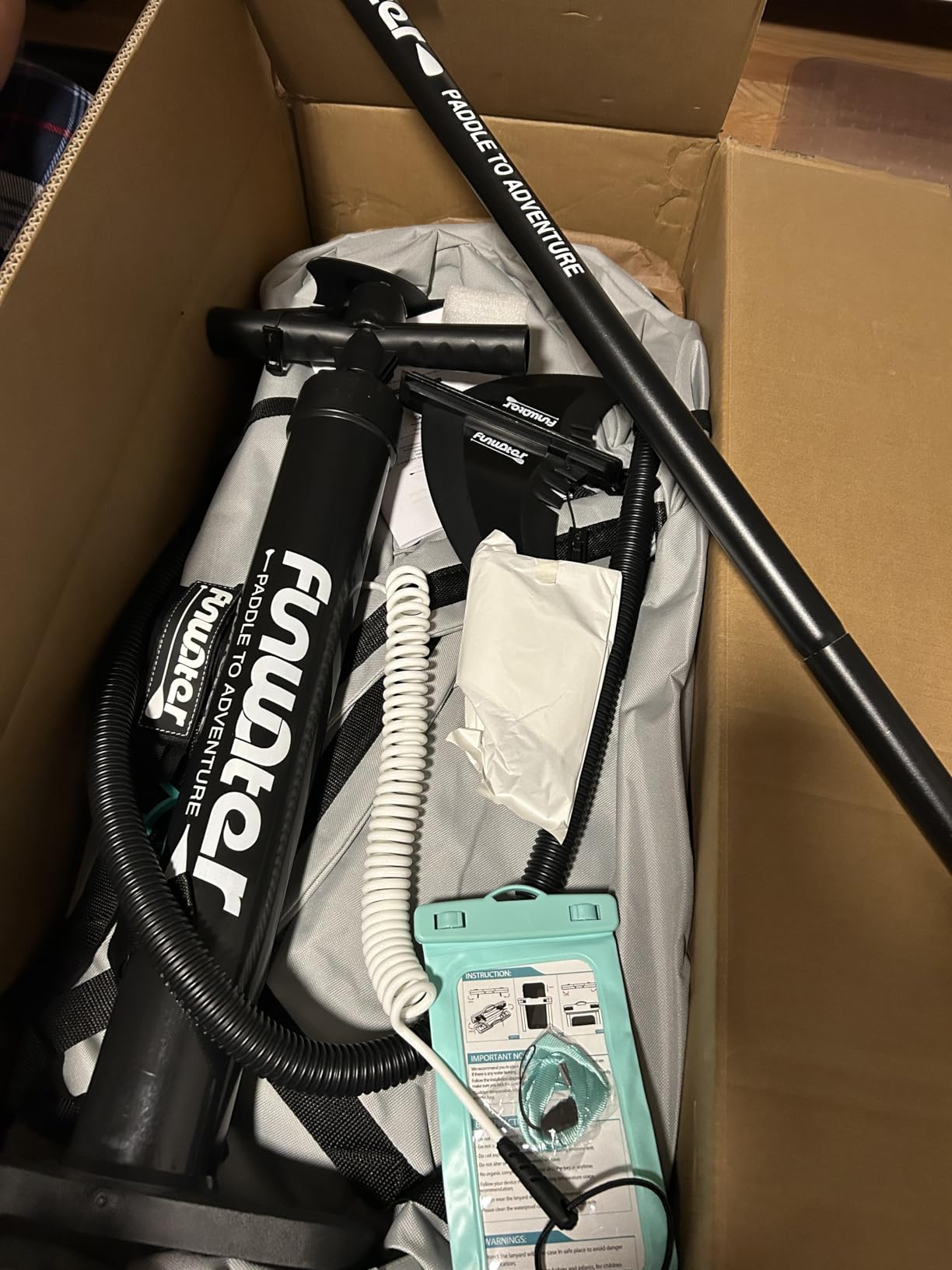 FunWater Inflatable Ultra-Light Stand Up Paddle Board for All Skill Levels with Premium SUP Paddleboard Accessories, Non-Slip Comfort Deck for Youth & Adults customer photo 2