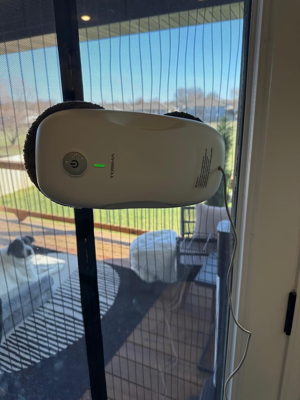 Tosima Window Cleaning Robot W2, Automatic Cleaning with Intelligent Path Planning, 3800Pa Suction Power, Edge Detection Technology, Remote Control customer photo 2