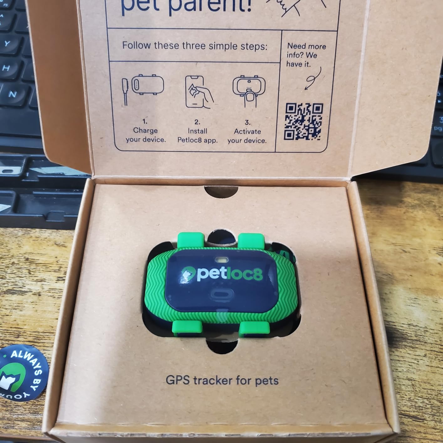 Dog GPS Tracker - Real-Time Location Tracking Device with App - Smart Alerts & Geo-Fence - Collar-Compatible, Waterproof - Long-Life Battery - 4G Built-in SIM - iOS & Android (Subscription Required) customer photo 2