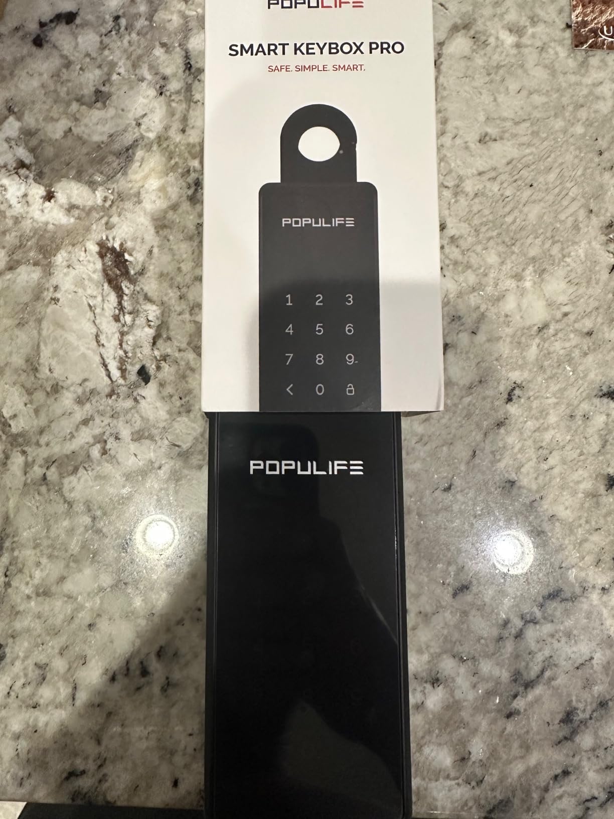 WiFi Lock Box for Outside with Gateway, Remotely Control Smart Key Lock Box, Wireless Lock Box for House Key, Door Handle & Wall Mount Sturdy Alloy Lockbox IP66 Waterproof customer photo 1