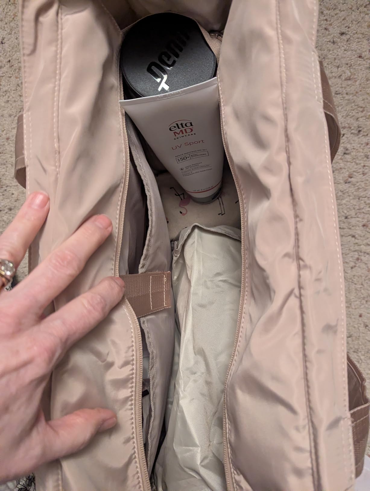 Tennis Tote Bag with Shoe Compartment - Extra-Large Quilted Pickleball Bag Holds 2-4 Rackets, Water-Resistant & Lightweight for Men & Women customer photo 1