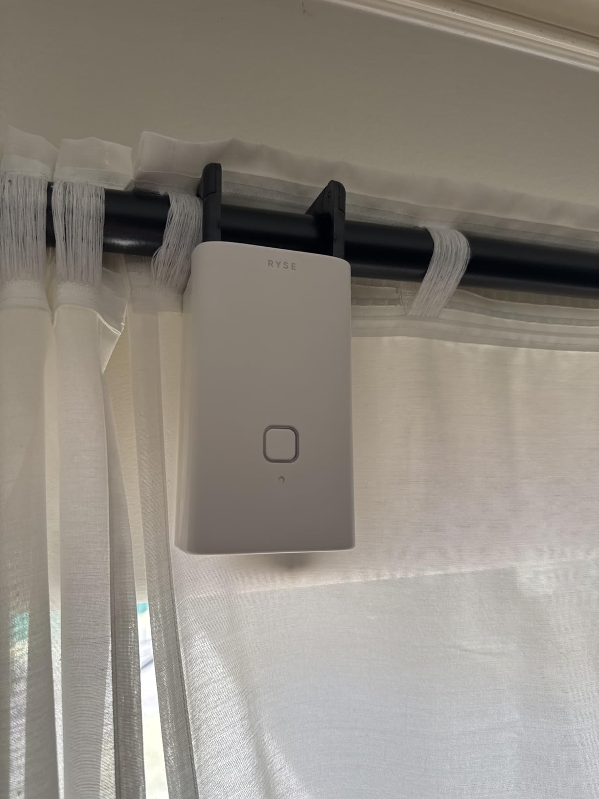 Ryse SmartCurtain | Motorized Curtain | Turn Current Curtains into Electric, Automated Drapes | Easy Install | Works with Existing Single or Double Curtain | Phone App Enabled customer photo 2